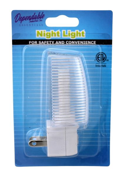 Plug In Led Night Light With Switch - Manual On/off For Bathroom, Hallway, Garage, Bedroom Bright White Light, Etl Listed