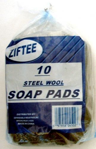 Wholesale 10 Pack Steel Wool Soap Pads