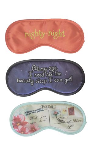 Wholesale Printed Sleep Mask Assorted