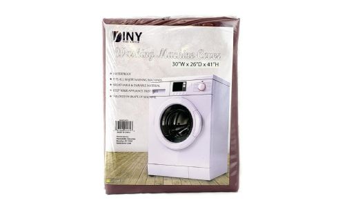 Wholesale Washing Machine Cover Waterproof Heavyweight Zippered Burgundy