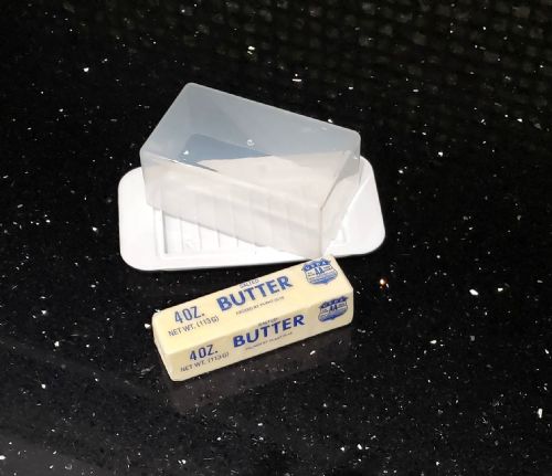 Wholesale Butter Dish White With Clear Top Bpa Free