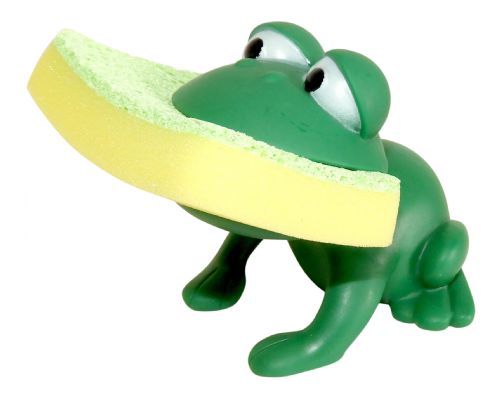 Wholesale Frog Shape Novelty Kitchen Sponge Holder And Sponge (updated New)