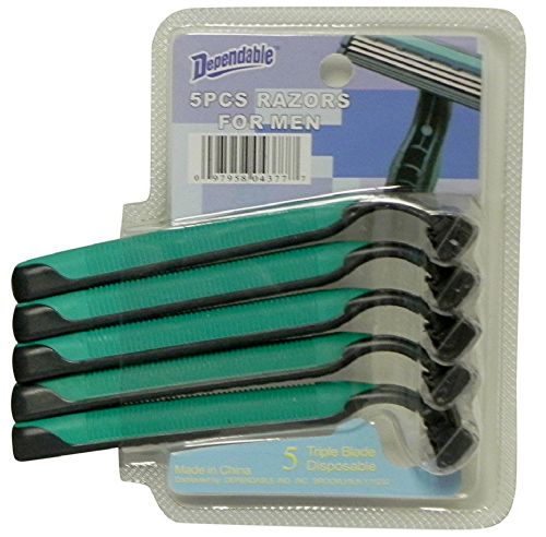 Wholesale 5 Pack Mens Triple Blade Razor