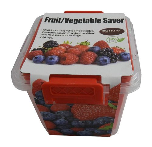 Fruit And Vegetable Saver Storage Basket Strawberries Blueberries Promotes Airflow Prevents Spoilage BpA-Free