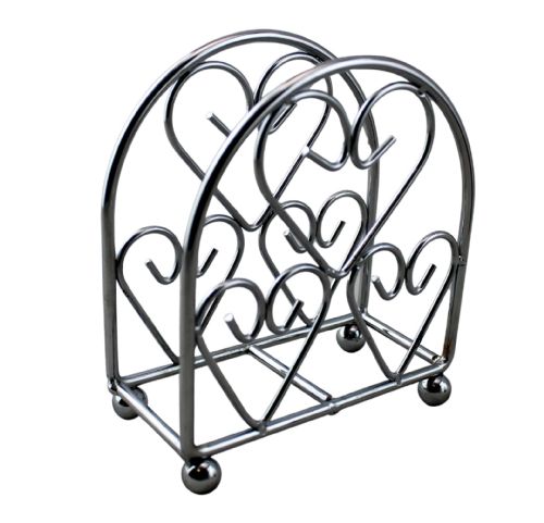 Wholesale Paper Napkin Holder Metal Chrome Finish With Heart Design For Kitchen Countertops Dining Tables â€¦