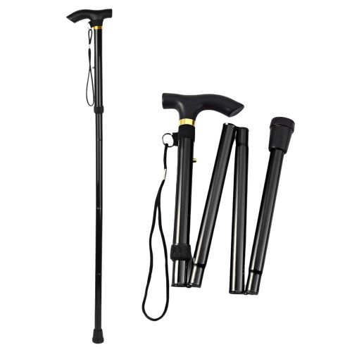 Wholesale Adjustable Folding Walking Cane for Men & Women - 4 Section