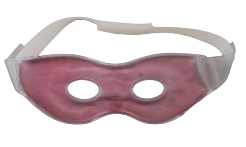 Wholesale Adjustable Strap Soothing Therapeutic Gel Eye Mask Pink