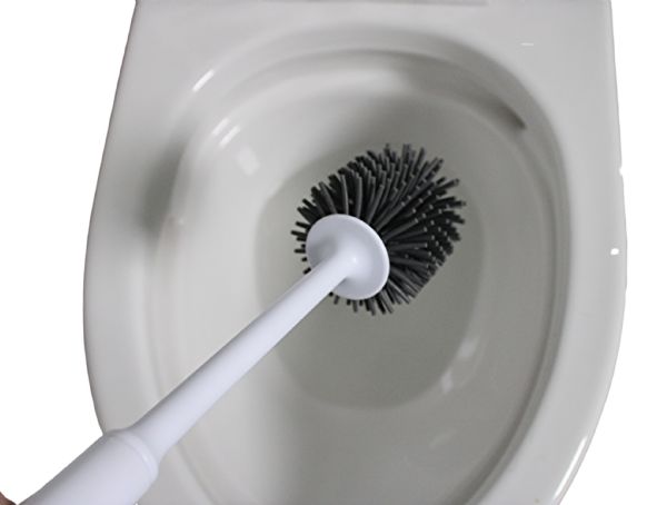 Wholesale Toilet Bowl Brush And Holder Set, Toilet Cleaner Brush, Wall Mounted Or Self Standing Silicone Brush