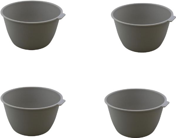 Set Of 4 Microwave Bowls Heat And Eat 26 Oz Dishwasher Safe BpA-Free Plastic For Serving Soup Pasta Noodles Oatmeal Cereal