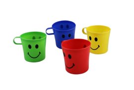 Wholesale Smiley Face Childrens Mug 4 Pack