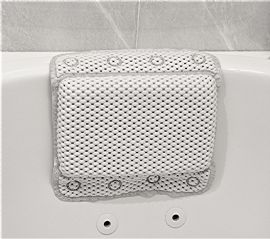 Luxurious Foam Spa Bath Pillow For Tub Neck And Back Support