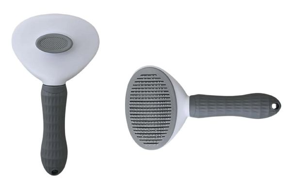 EasY-Clean Slicker Brush For Dogs, Cats & Bunnies