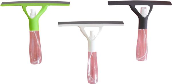 Household Multi Purpose Squeegee With Built In 4 Ounce Spray Bottle