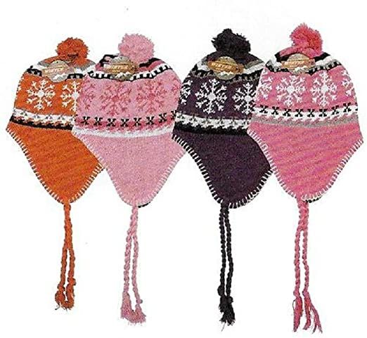 Womens Warm Winter Hats Assorted Designs Flanel Lined