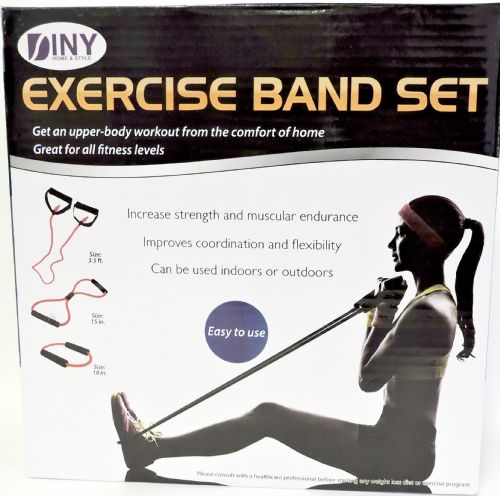 Wholesale Fitness Exercise Band Set with Storage Bag