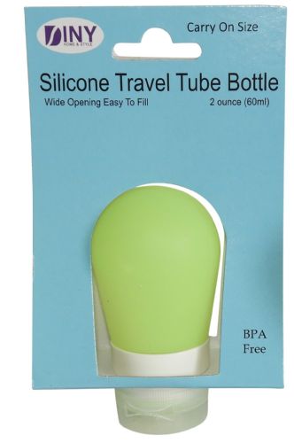 Wholesale 2 ounce Travel Size Silicone Tube Lotion Bottle BPA Free