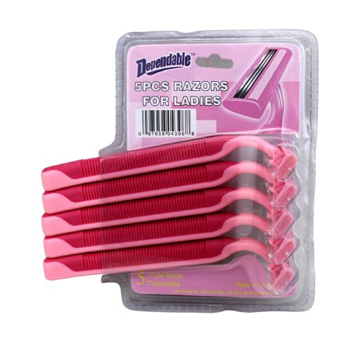 Wholesale Ladies 5 Pack Triple Blade Razor