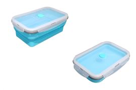 Wholesale Silicone Collapsible Lunch Bento Box Bpa Free Reusable 43 Ounce 1.27l