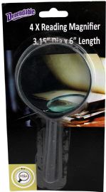 Wholesale Magnifying Glass Crystal Clear 3" Lens Handheld 6 Inch Length Magnifier For Book Science Hobby Seniors Kids UniseX-Adult