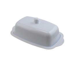 Wholesale White Plastic Rectangle Butter Dish With Lid