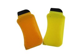 2 Pack 3-IN-1 Silicone Sponge Reusable Durable Long Lasting Scrubber Scraper