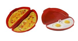 Microwave Egg Cooker For Sandwiches & Omelets Poacher Poached Scrambled BpA-Free