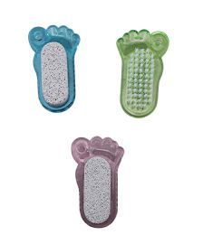 Foot Pumice And Nail Brush - Assorted Colors