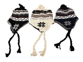 Mens Warm Winter Hats Assorted Designs Flanel Lined