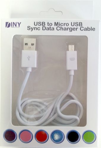 Wholesale USB to Micro USB Sync Data Charger Cable V8