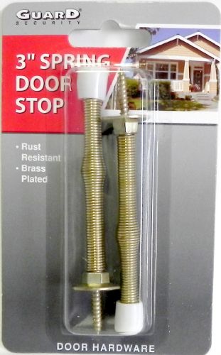 Wholesale 3 Inch Brass Plated Door Stop 2 pack