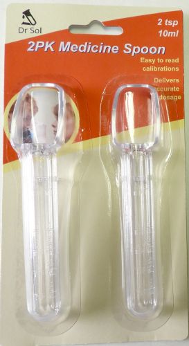 Wholesale 2 pack Medecine Spoons