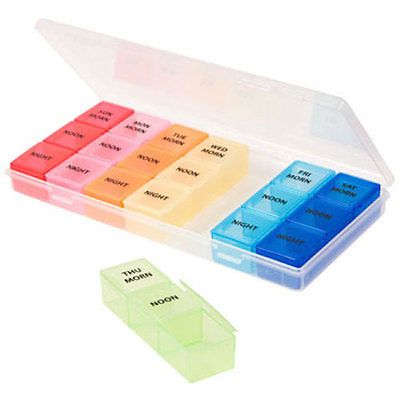 Wholesale 7-Day Pill Box Organizer 3 Times A Day Morning Noon And Night Medi Planner