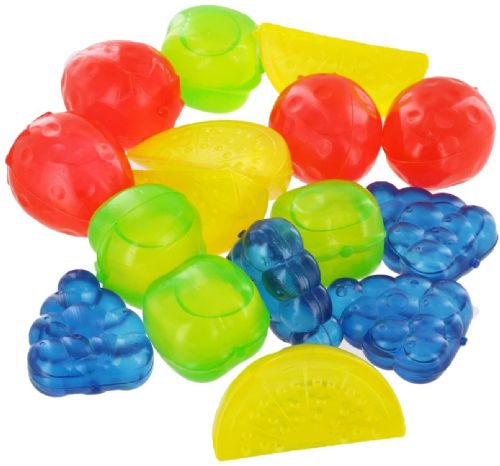 Wholesale 15 Piece Set Fruit Shape Reusable Ice Cubes Bpa Free Plastic